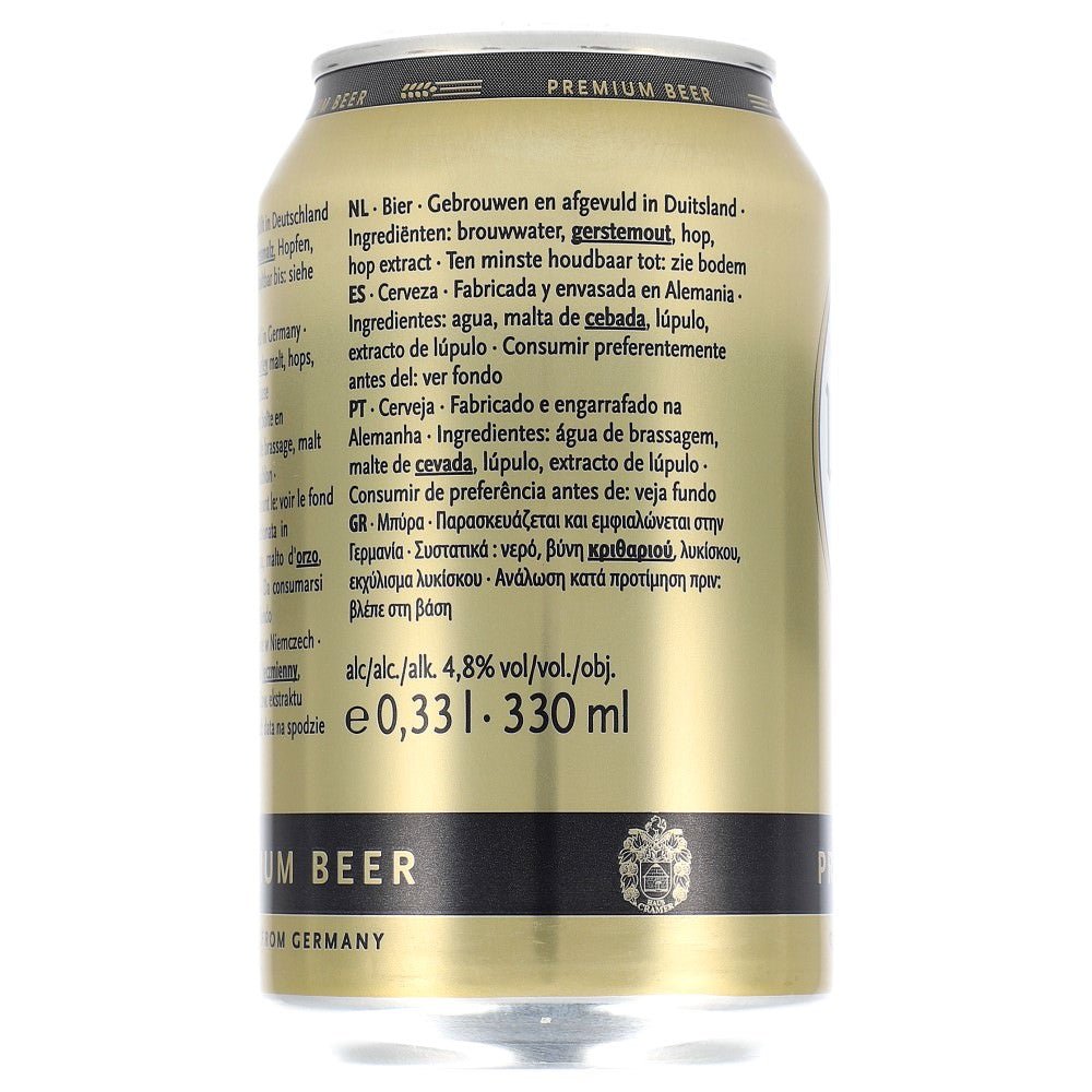 Warsteiner Premium 4,8% TRAY 24x 0,33L DS zzgl. DPG Pfand